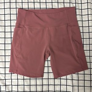 Pink bike shorts